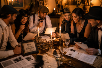 Krimidinner für Zuhause: Krimispiele zum Download