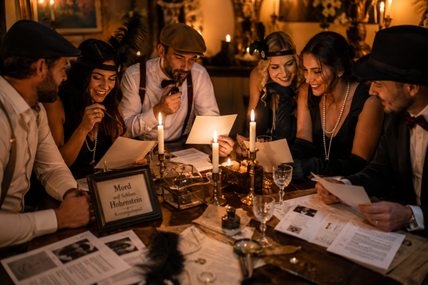 Krimidinner für Zuhause: Krimispiele zum Download